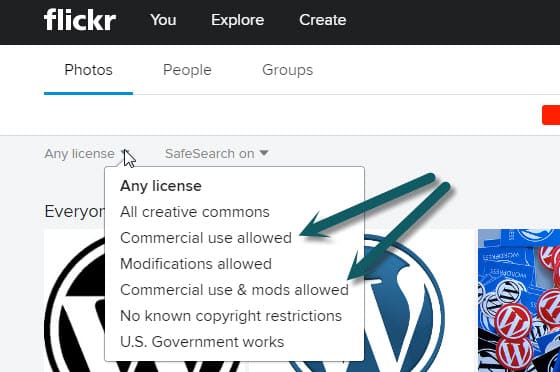flickr image license